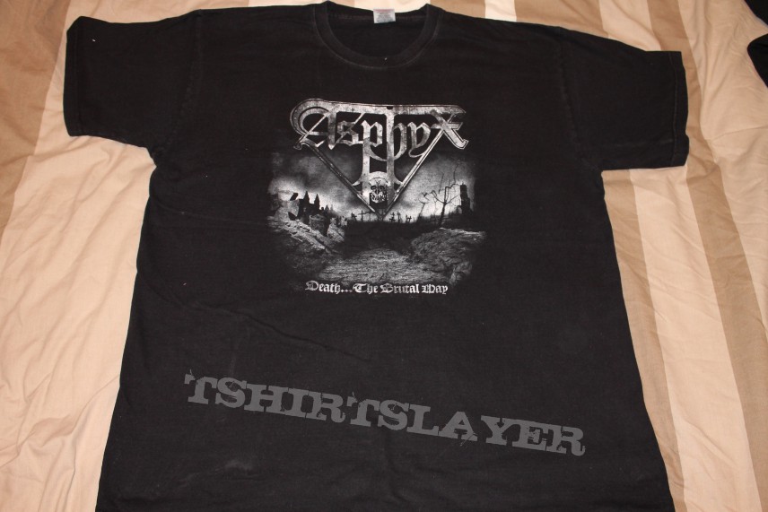 Asphyx &#039;Death... the Brutal Way&#039; album shirt