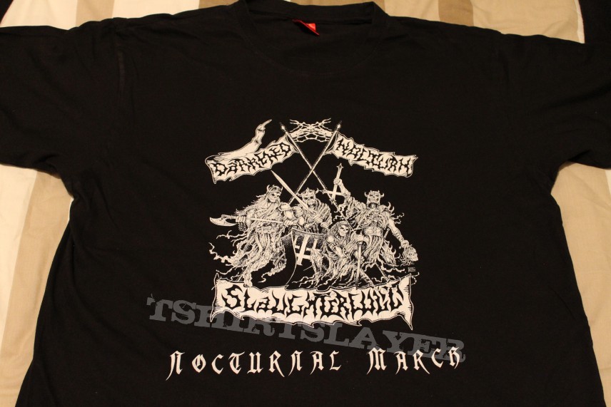 Darkened Nocturn Slaughtercult &#039;Nocturnal March&#039; tshirt