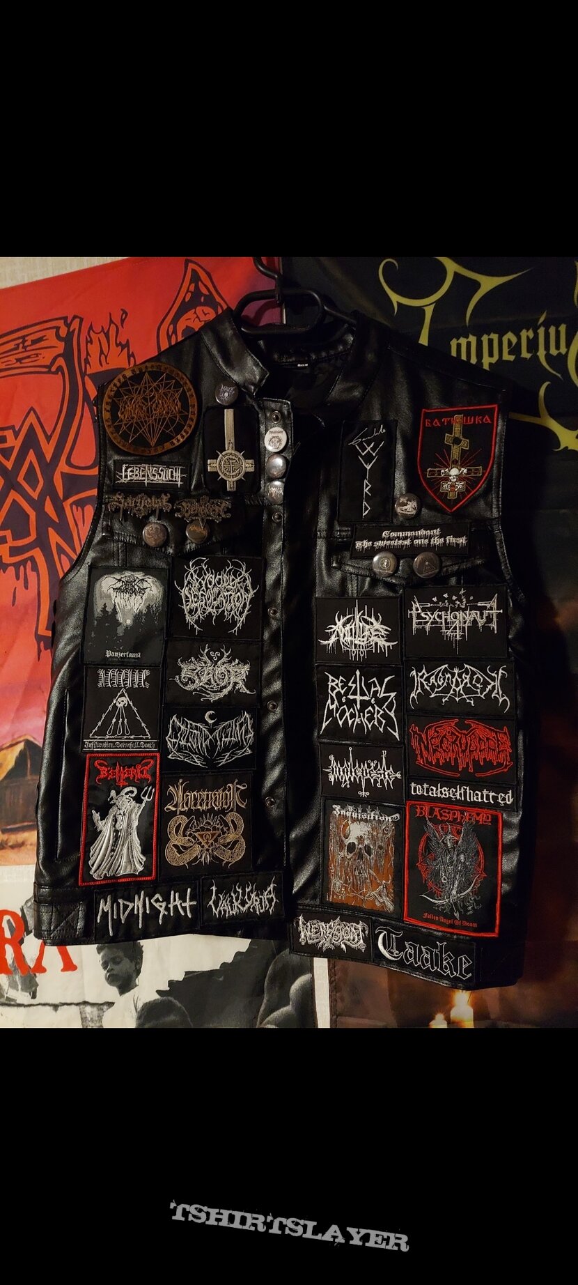 Watain Battlejacket Black Metal Project 1 | TShirtSlayer TShirt and ...