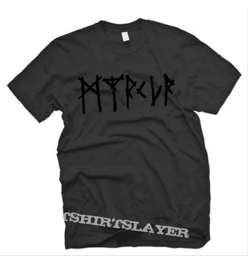 Myrkur &#039;black on black&#039; tshirt - L