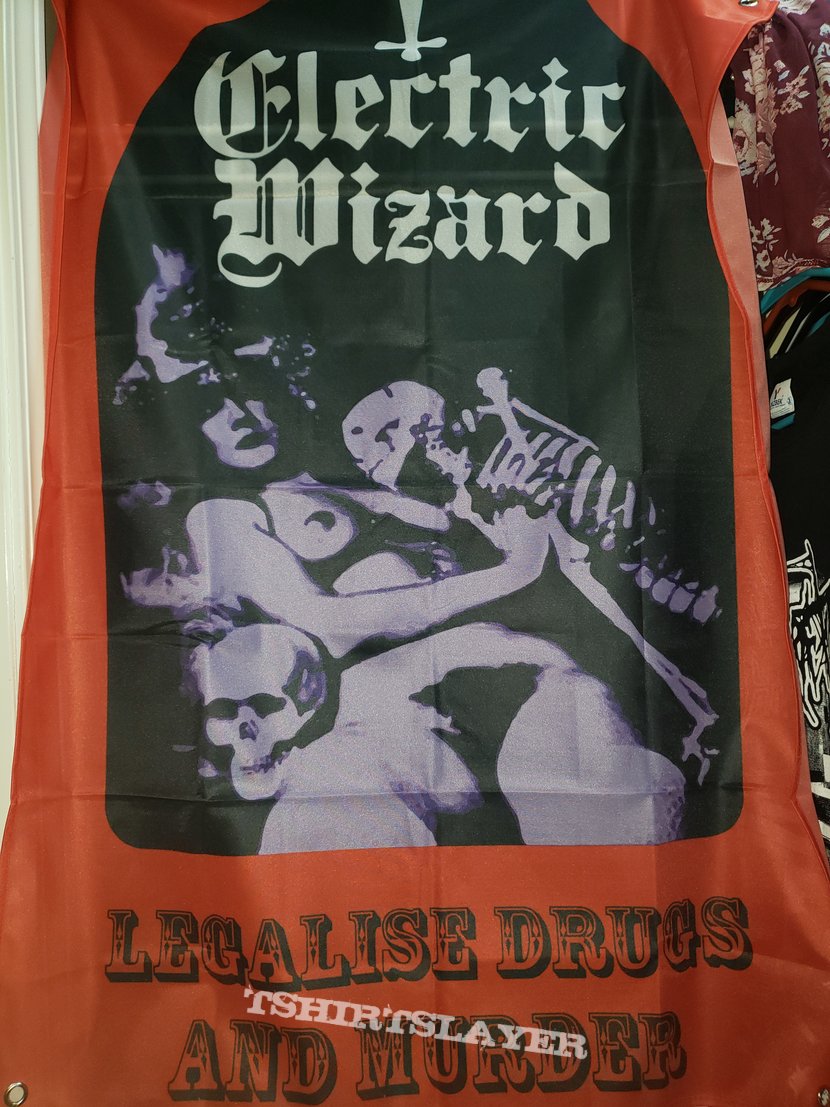 Electric Wizard - Legalize Drugs and Murder FLAG