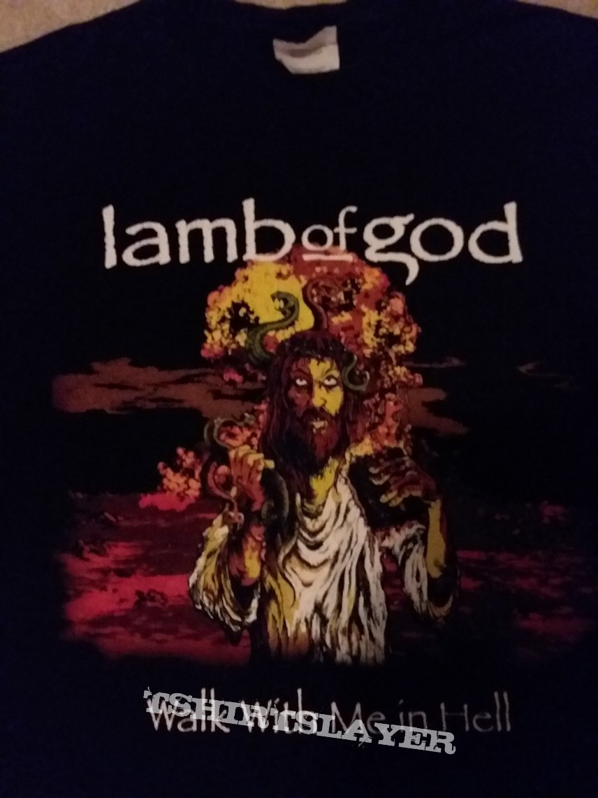 Lamb Of God Walk With Me In Hell 2007 tour shirt small