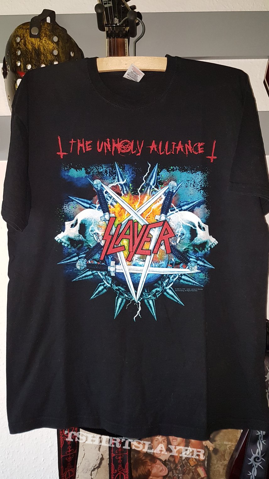 Slayer Unholy Alliance Tour Shirt | TShirtSlayer TShirt and BattleJacket  Gallery