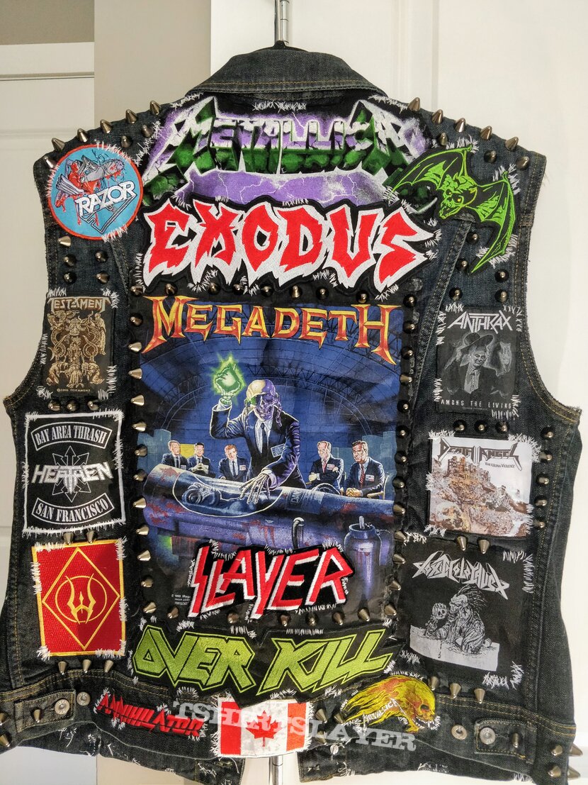 Slayer Third Jacket - Thrash Metal Battle Jacket - 99% finished - James Hetfield inspired