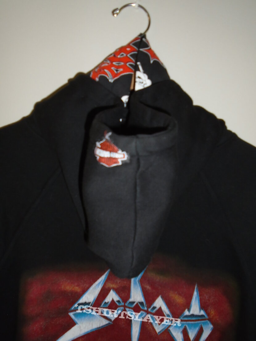 Sodom &#039;M-16&#039; Hoodie with Morbid Angel Face Cover