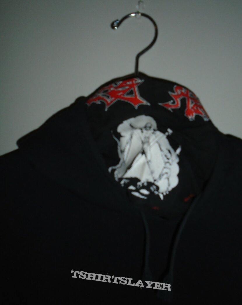Vader Red Logo Hoodie with Face Cover