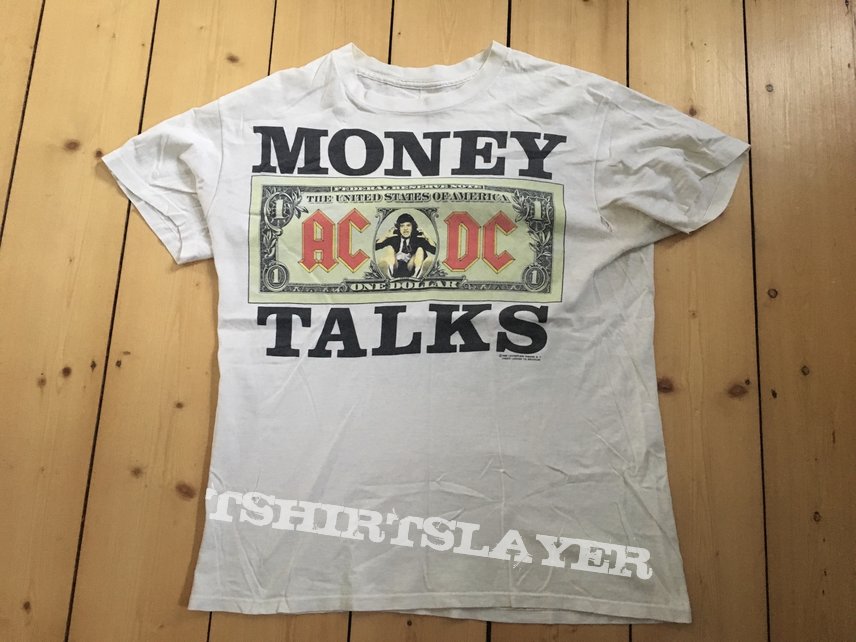 AC/DC MONEY TALKS 1990/1991 Tour tee