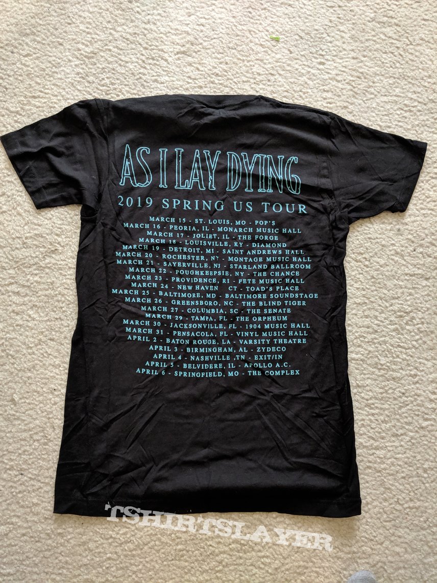 Ad I Lay Dying As I Lay Dying - 2019 Reunion Spring US Tour Shirt