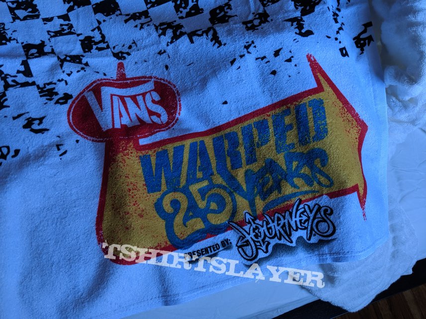 Vans Warped Tour 25th anniversary beach towel