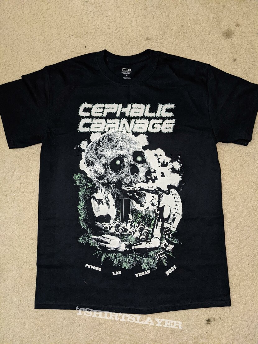 Cephalic Carnage - Psycho Las Vegas 2021 shirt