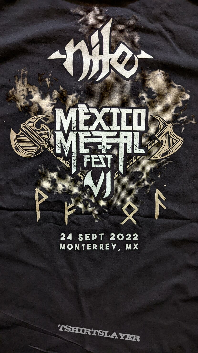 Nile  - Mexico Metal Fest VI official event shirt