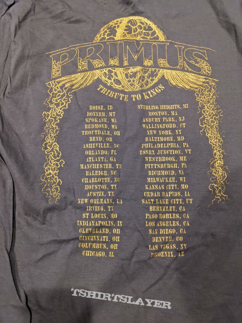 Primus - Tribute to Kings 2021 tour shirt