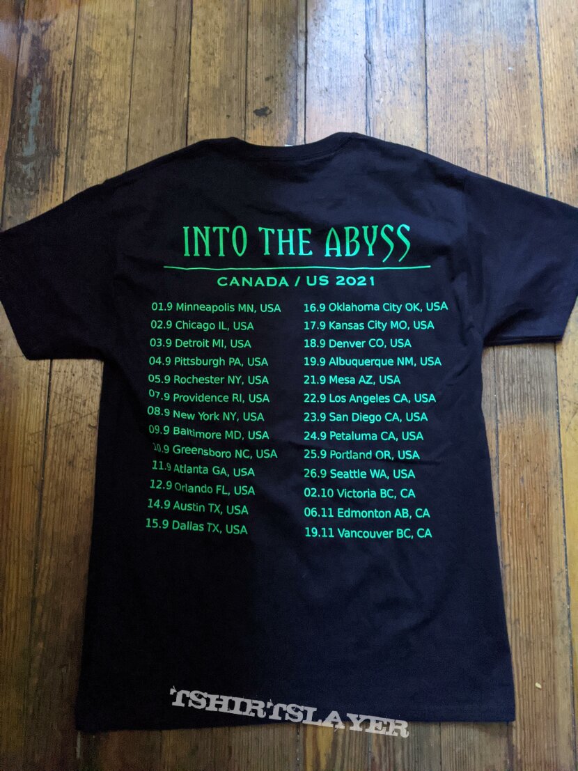 Unleash the Archers - Into the Abyss Canada/US 2021 tour shirt