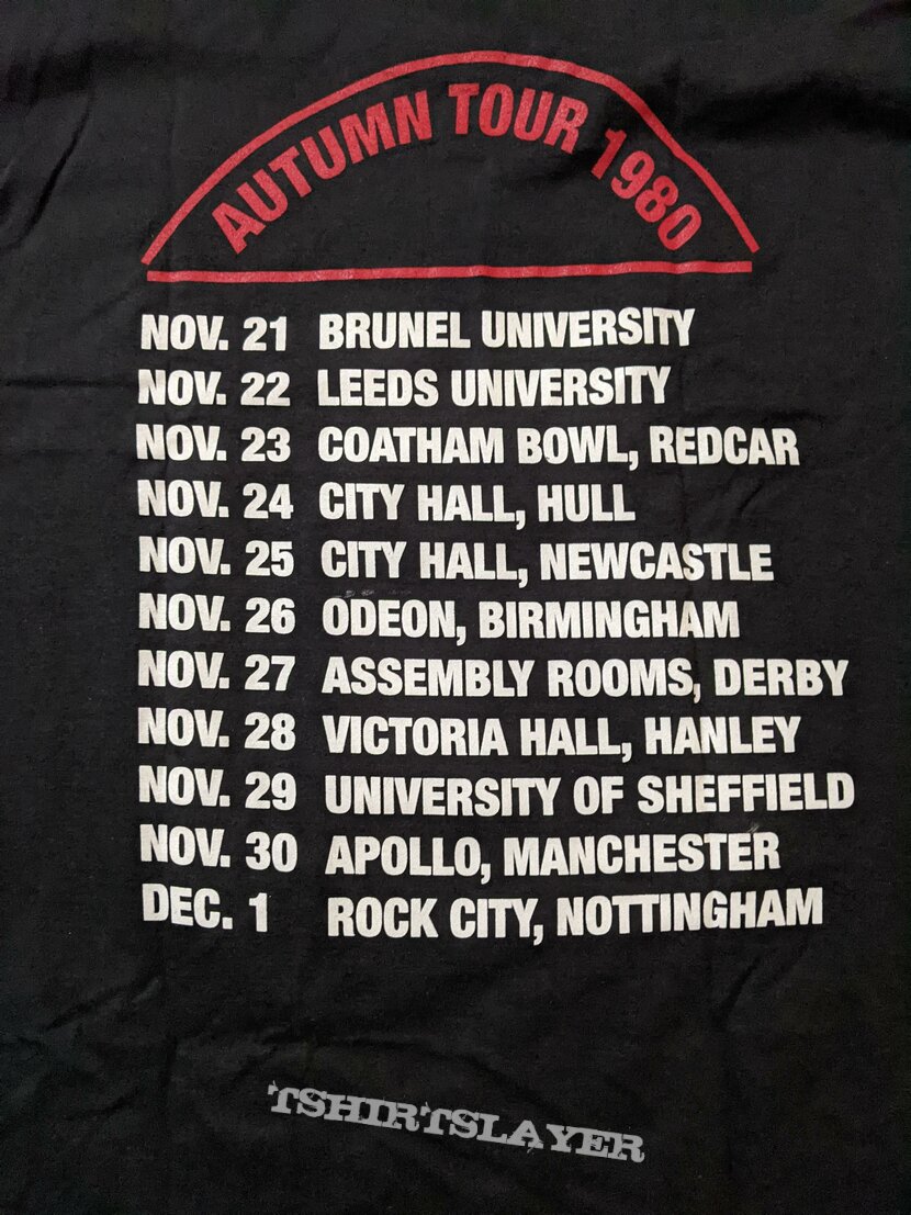Iron Maiden - Autumn Tour 1980 (reproduction shirt)