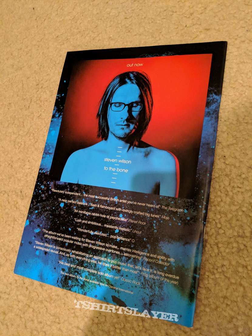 Steven Wilson - To the Bone 2018 official tour program
