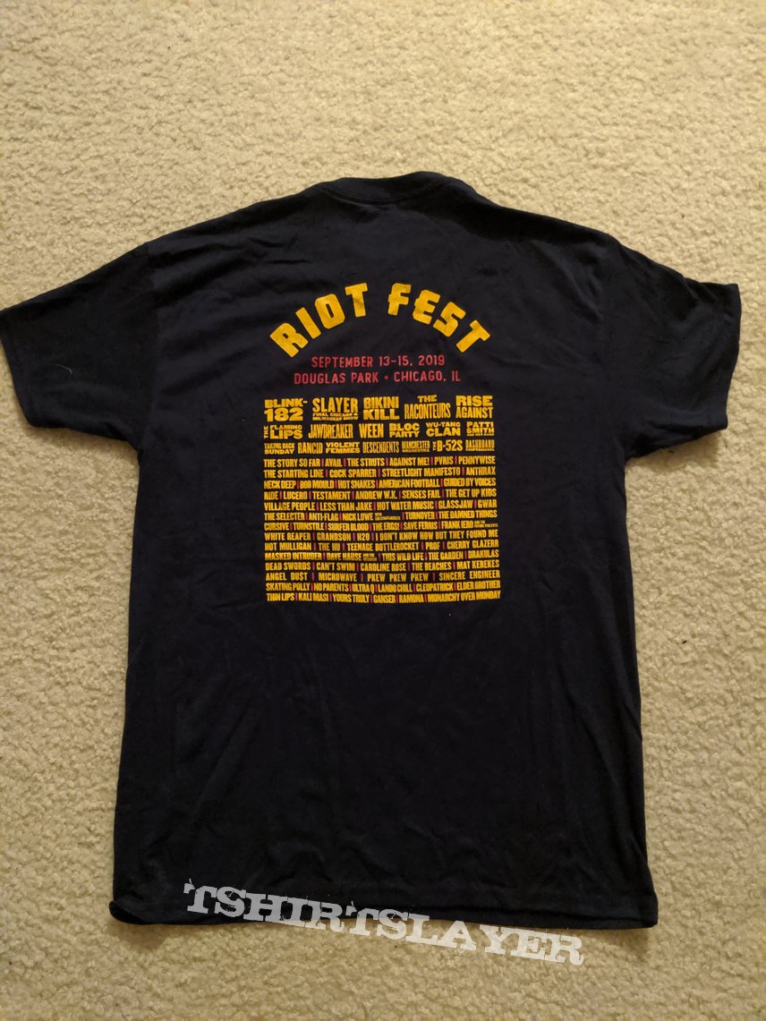 Riot Fest 2019 event shirt | TShirtSlayer TShirt and BattleJacket Gallery