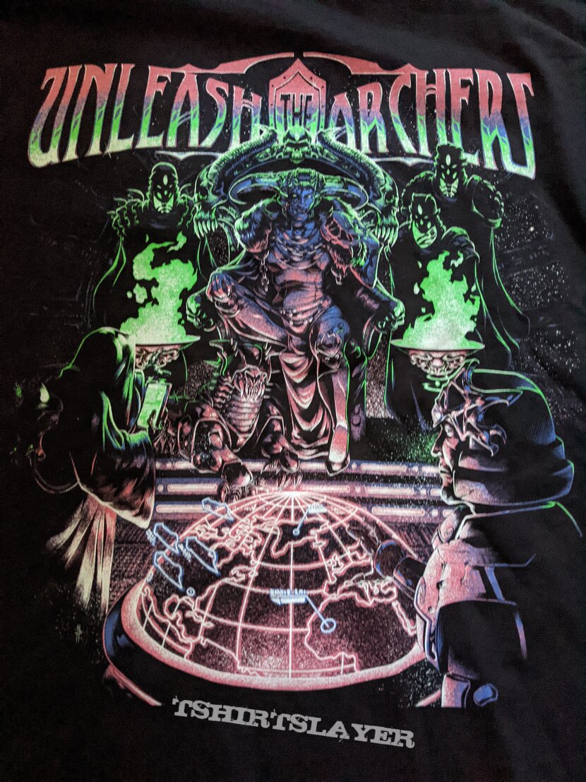 Unleash the Archers - Into the Abyss Canada/US 2021 tour shirt
