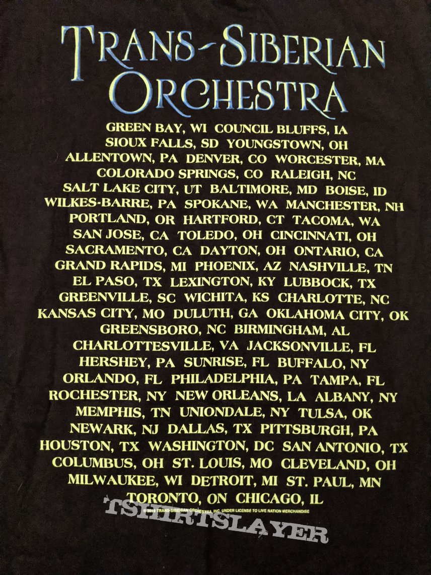 Trans-Siberian Orchestra - Winter Tour 2019 shirt