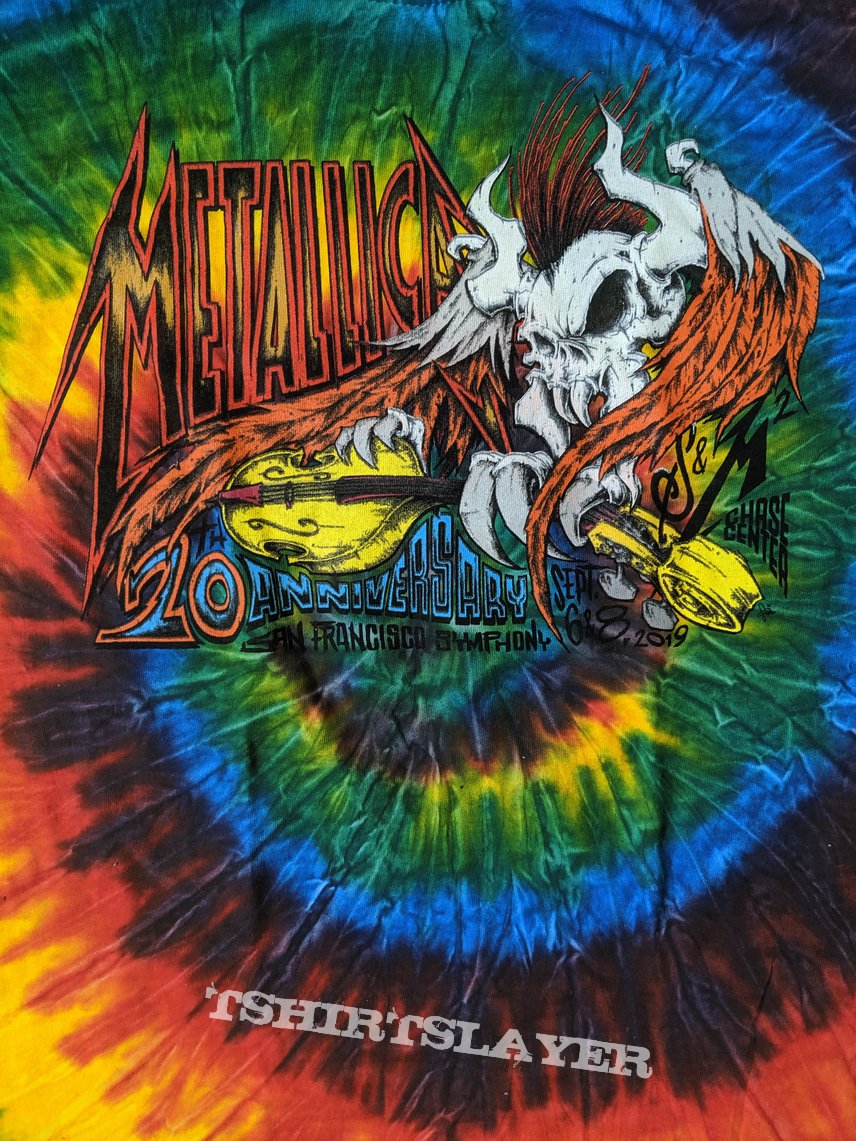 Metallica - S&amp;M2 tye dye official event shirt 