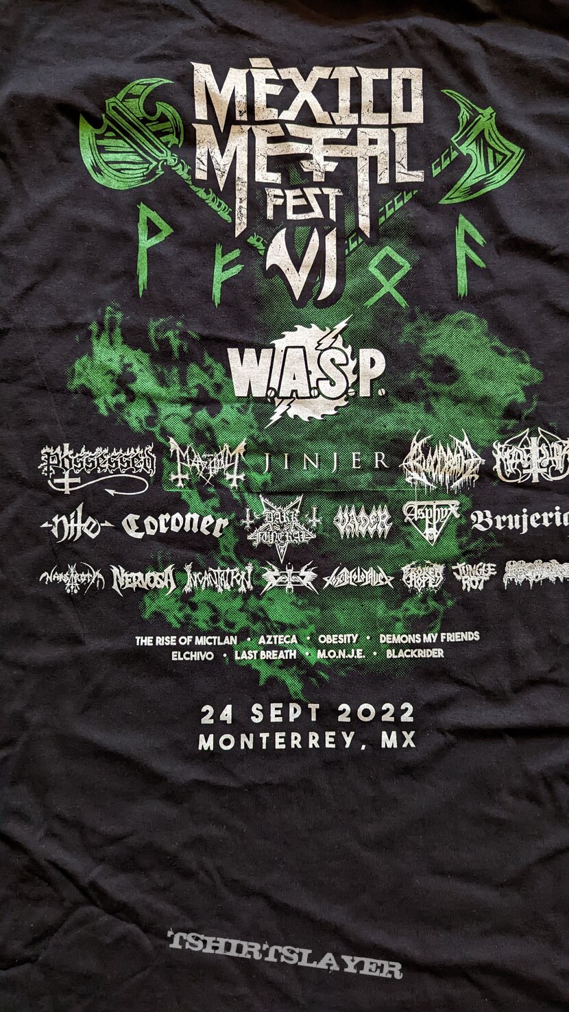 Mexico Metal Fest VI - Day 2 official event shirt
