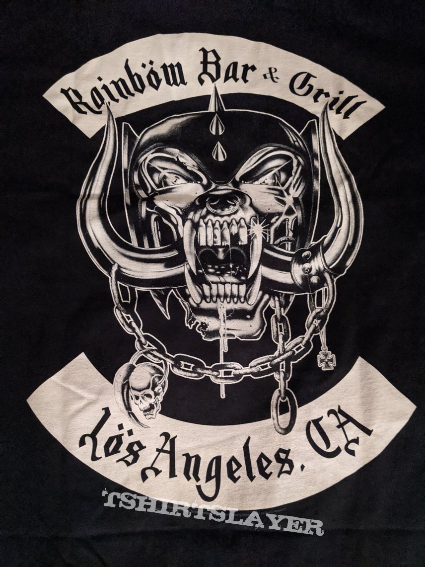 Motörhead - Rainböw Bar &amp; Grill, Los Angeles shirt