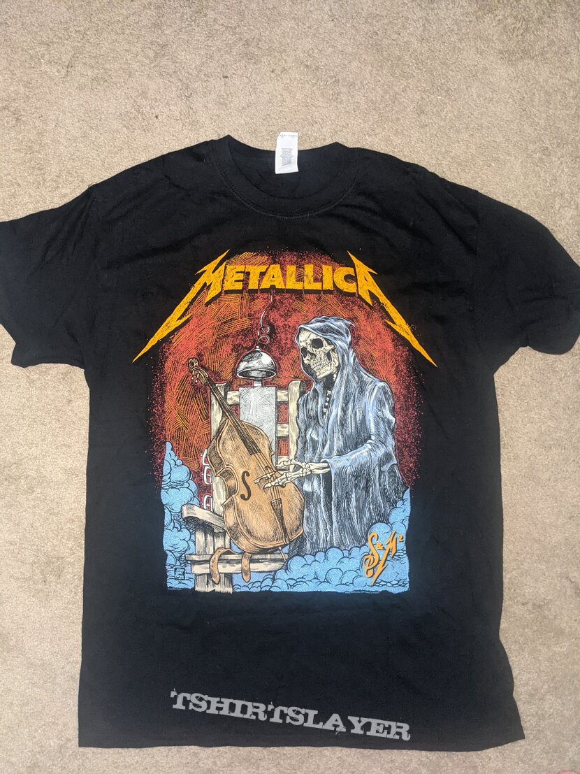 Metallica - S&M2 Cello Reaper shirt | TShirtSlayer TShirt and BattleJacket  Gallery