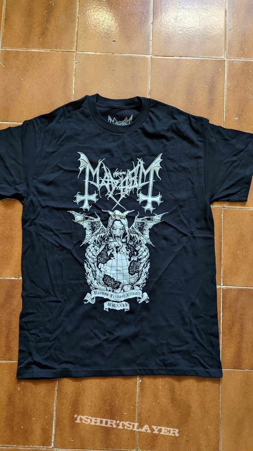 Mayhem  - Daemon Festival Rituals MMXXII tour shirt