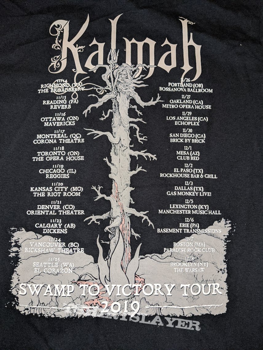 Kalmah - Swamp To Victory Tour 2019 shirt