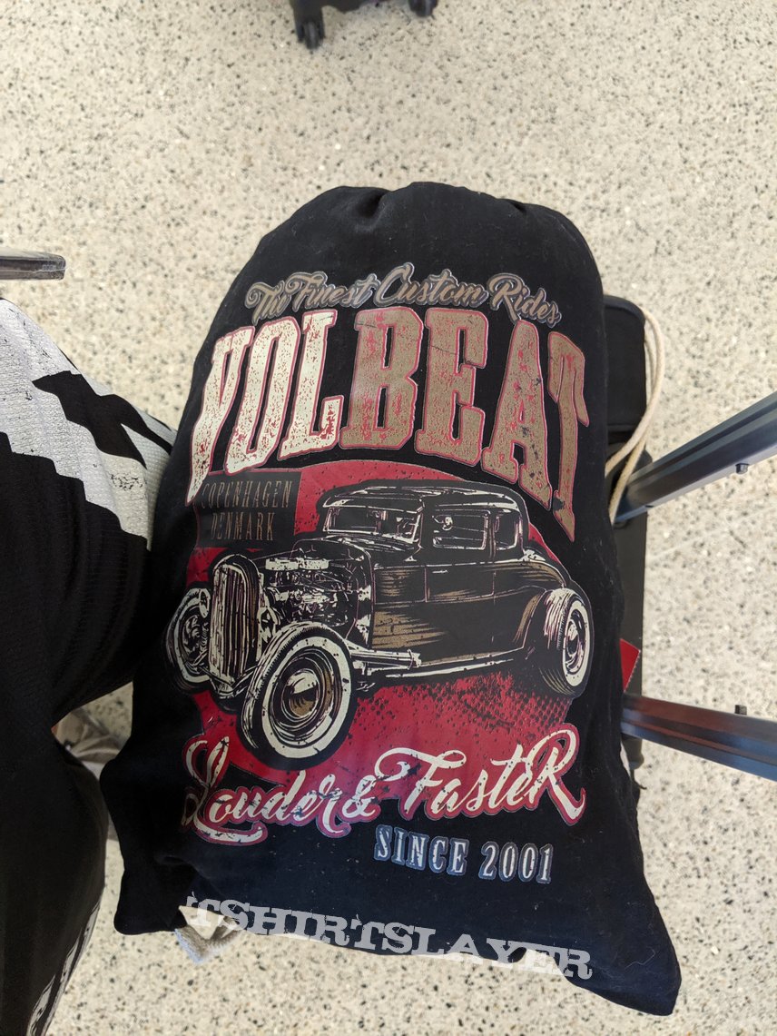 Volbeat - The Finest Custom Ride / Louder &amp; Faster Since 2001 drawstring bag