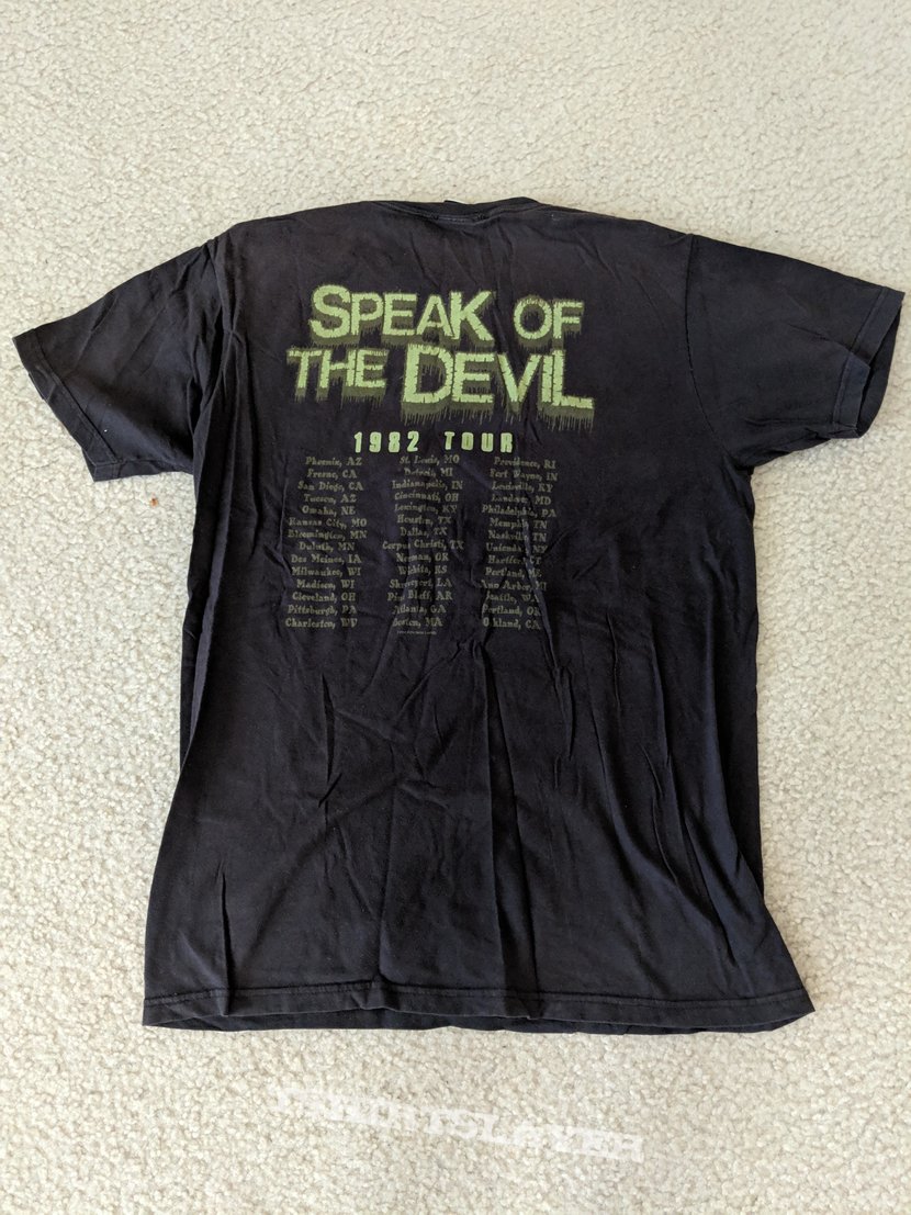 Ozzy Osbourne - 1982 Speak of the Devil tour shirt (reissue)