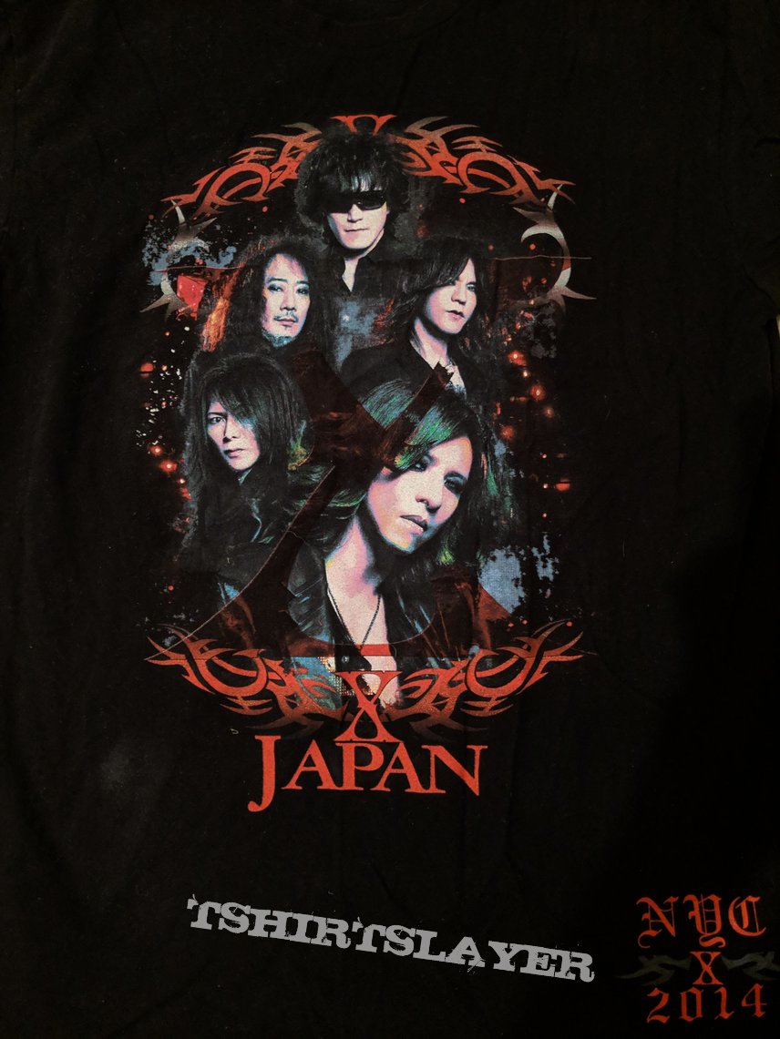 X Japan - NYC Madison Square Garden 2014 event shirt