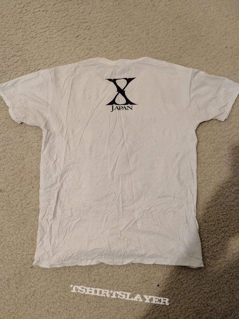 X Japan - dragon logo shirt (white) | TShirtSlayer TShirt and ...