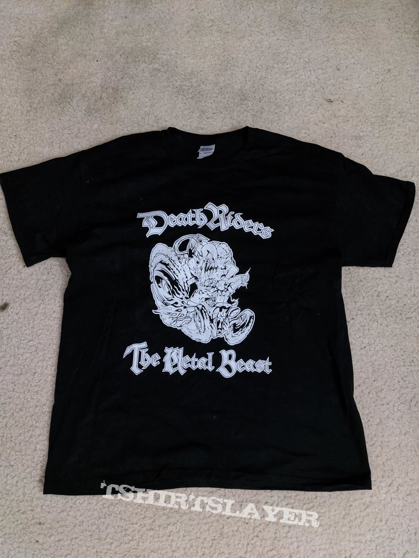 Death Riders - The Metal Beast shirt (signed by Neil Turbin ...