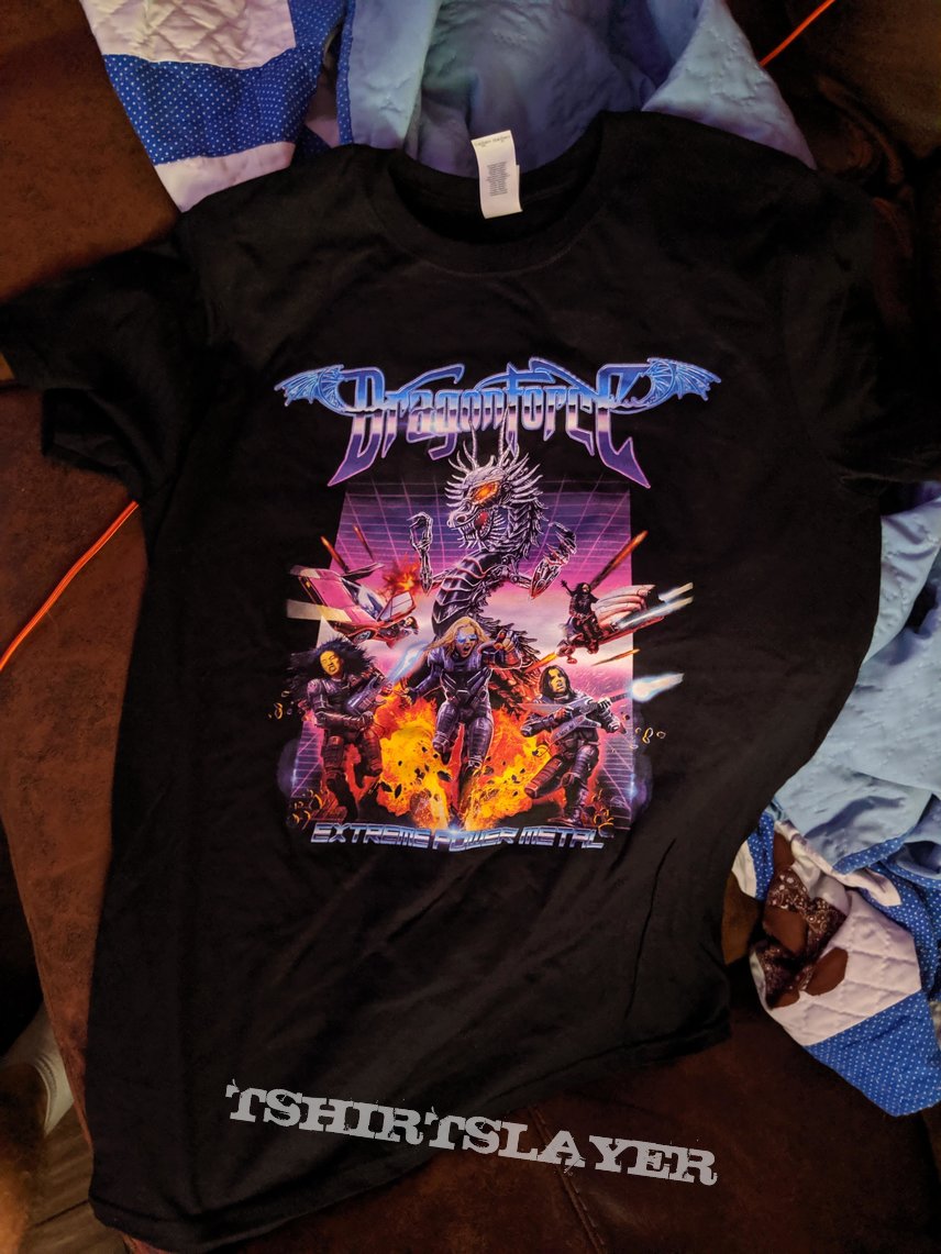 DragonForce - Extreme Power Metal USA + Canada 2019 tour shirt |  TShirtSlayer TShirt and BattleJacket Gallery