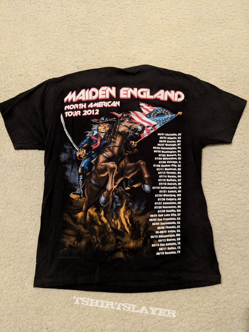 Iron Maiden - Maiden England North America Tour 2012 shirt