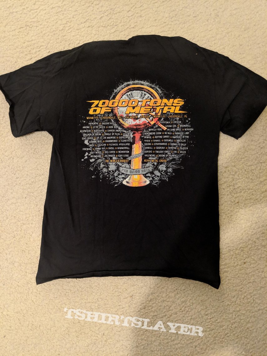 Gamma Ray 70,000 Tons of Metal 2016 Survivor event shirt