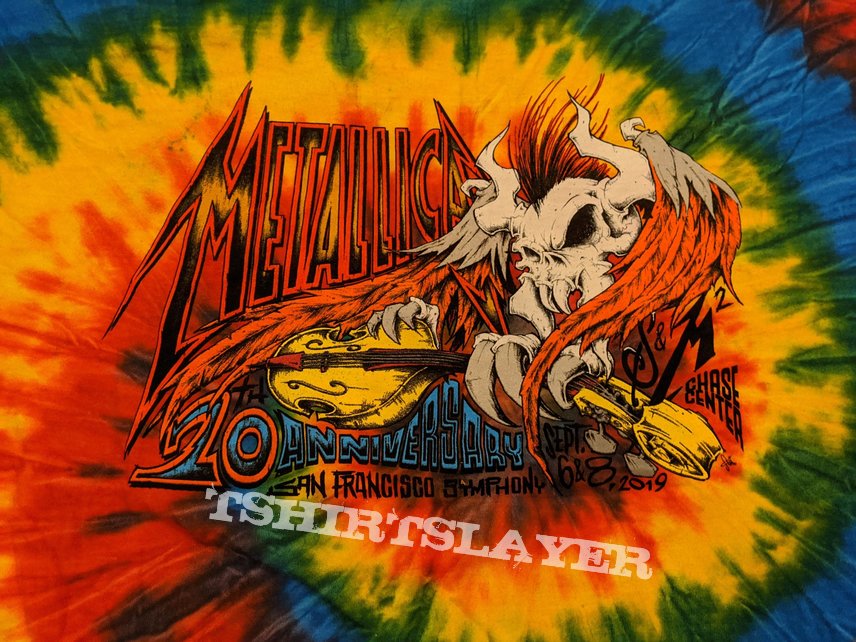 Metallica - S&amp;M2 tye dye official event shirt (3XL)