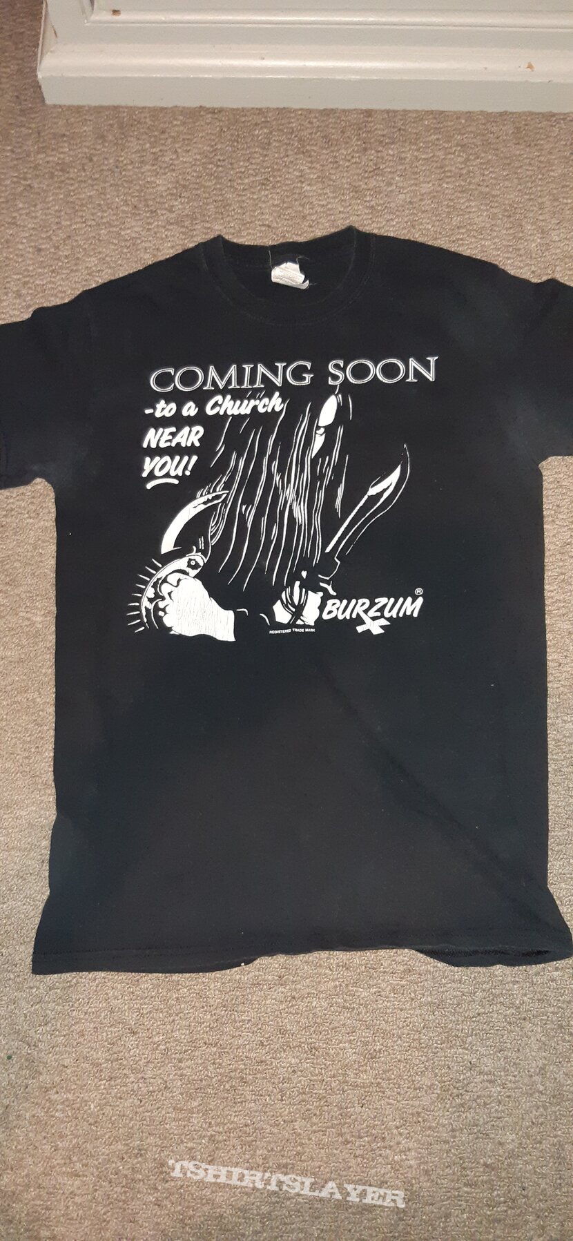 Burzum &quot;Coming Soon To A Church Near You&quot; T Shirt