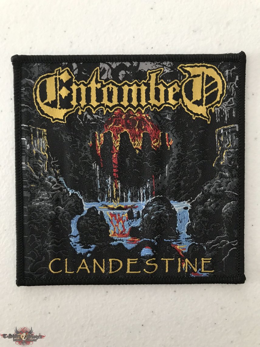 Entombed - Clandestine woven patches