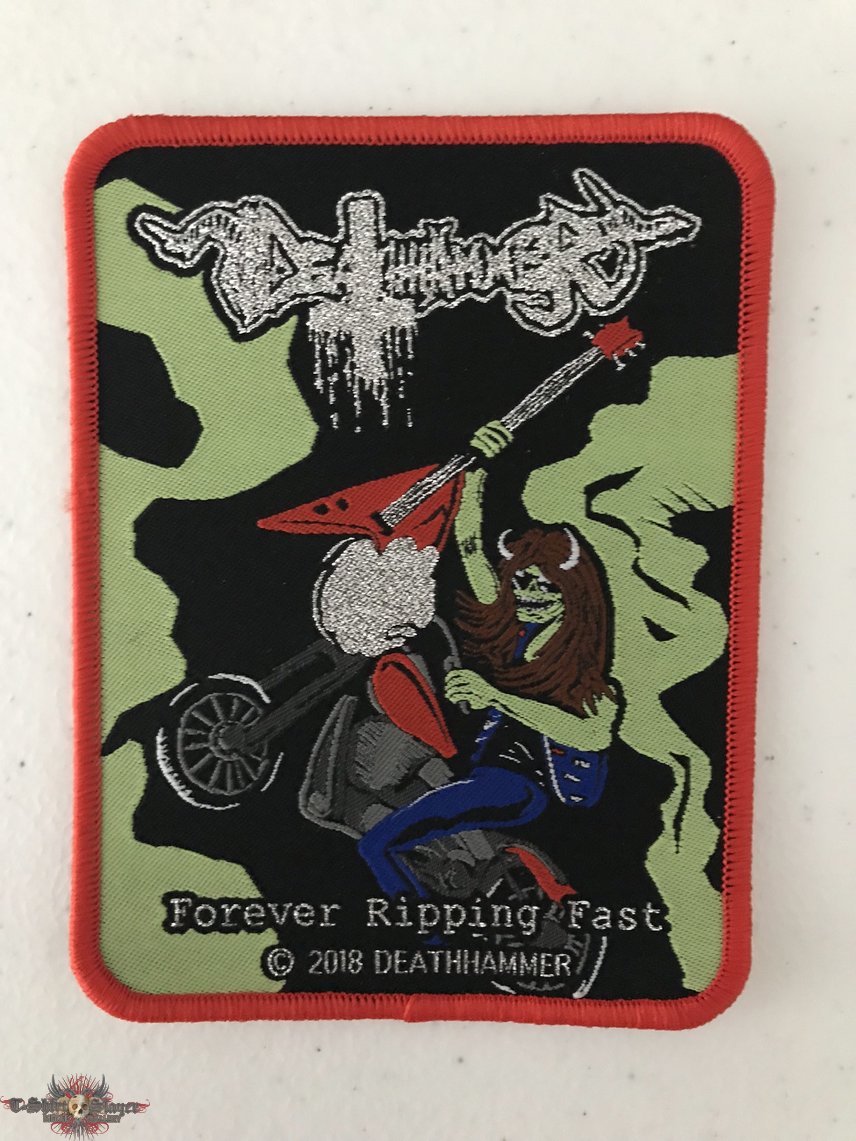 Deathhammer - Forever Ripping Fast woven patch