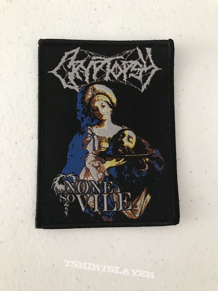 Cryptopsy - None So Vile woven patch