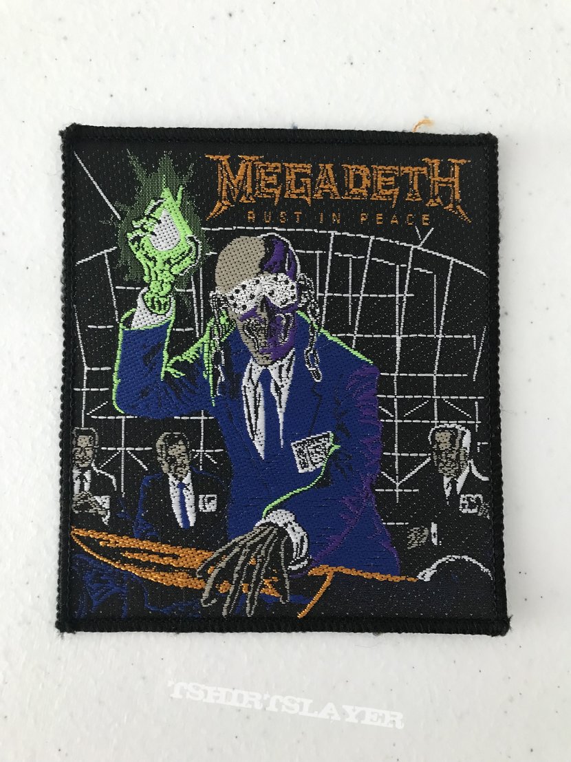 Megadeth - Rust In Peace woven patch
