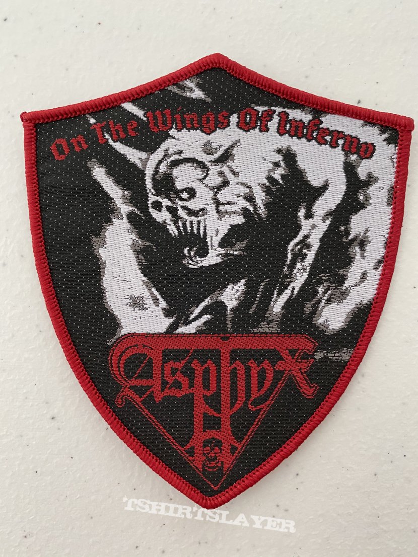 Asphyx — On the Wings of Inferno woven patch