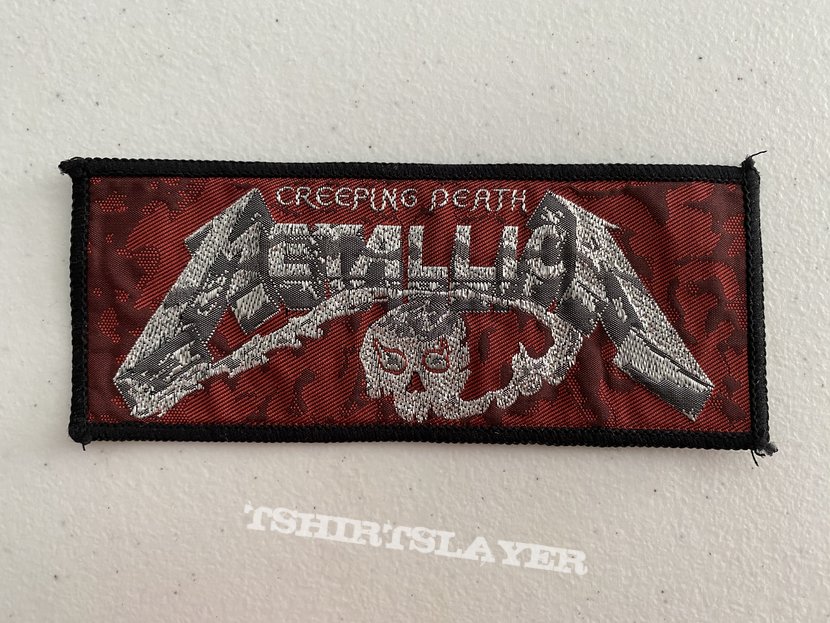 Metallica — Creeping Death woven patch strip