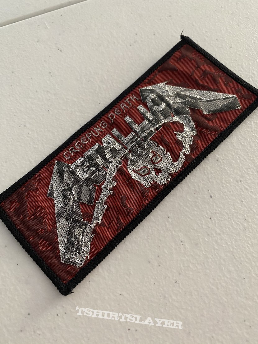 Metallica — Creeping Death woven patch strip