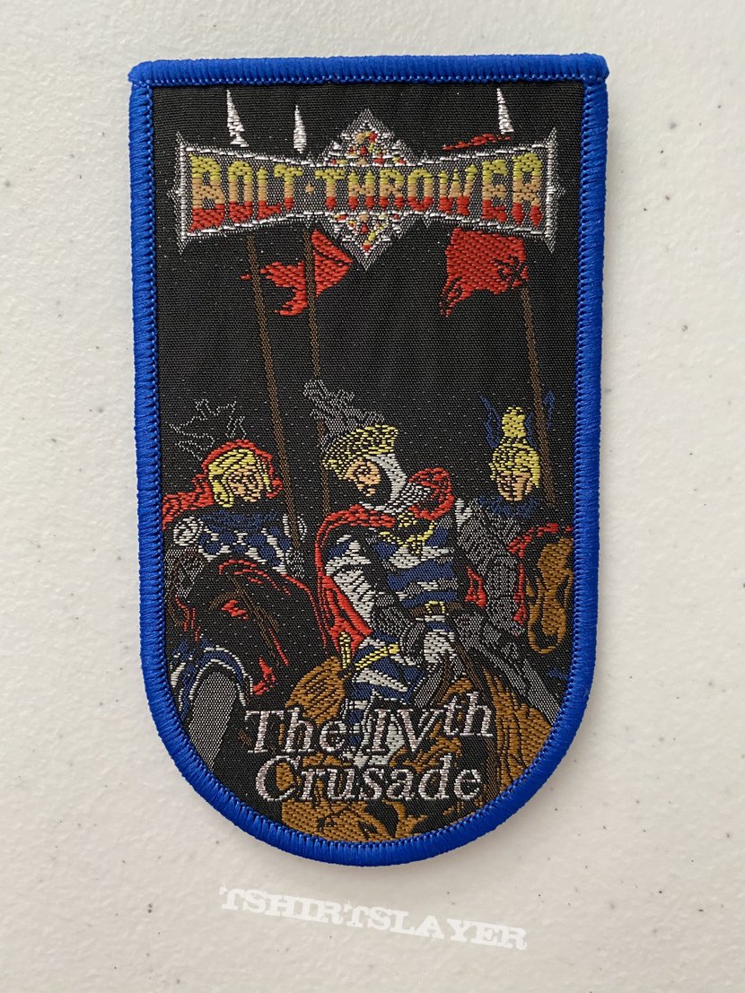 Bolt Thrower — The IVth Crusade woven patch