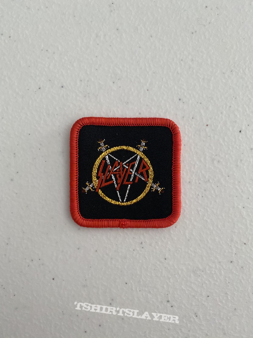 Slayer woven mini patch