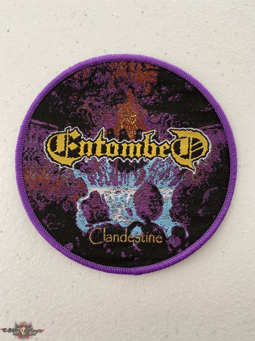 Entombed - Clandestine woven patch