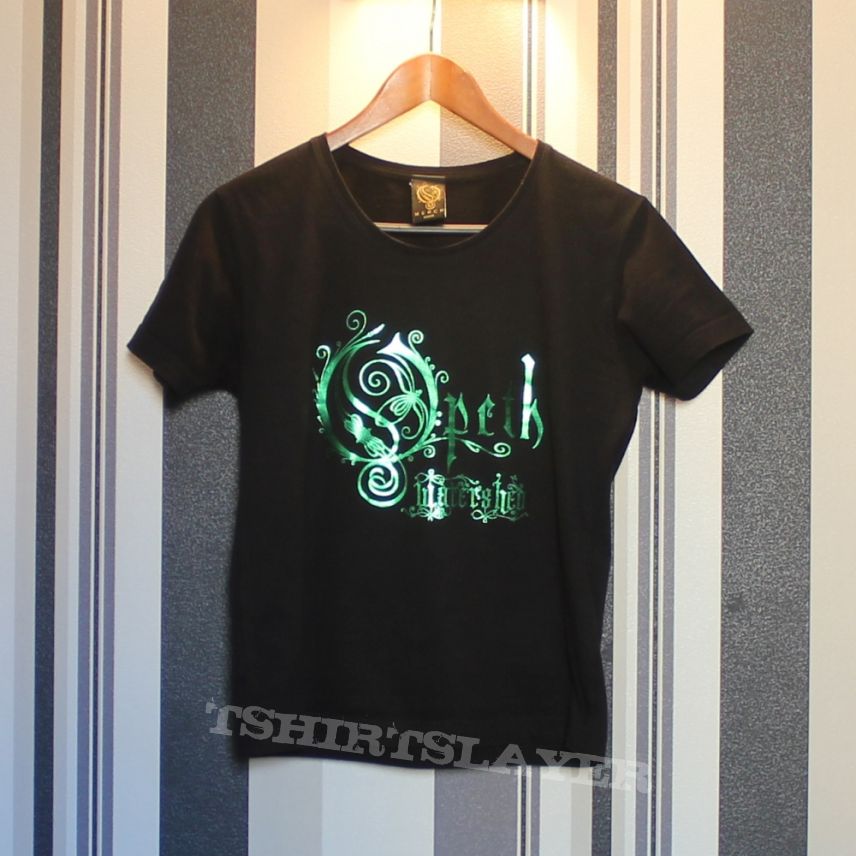 Opeth Watershed Green Foil Ladies T-shirt