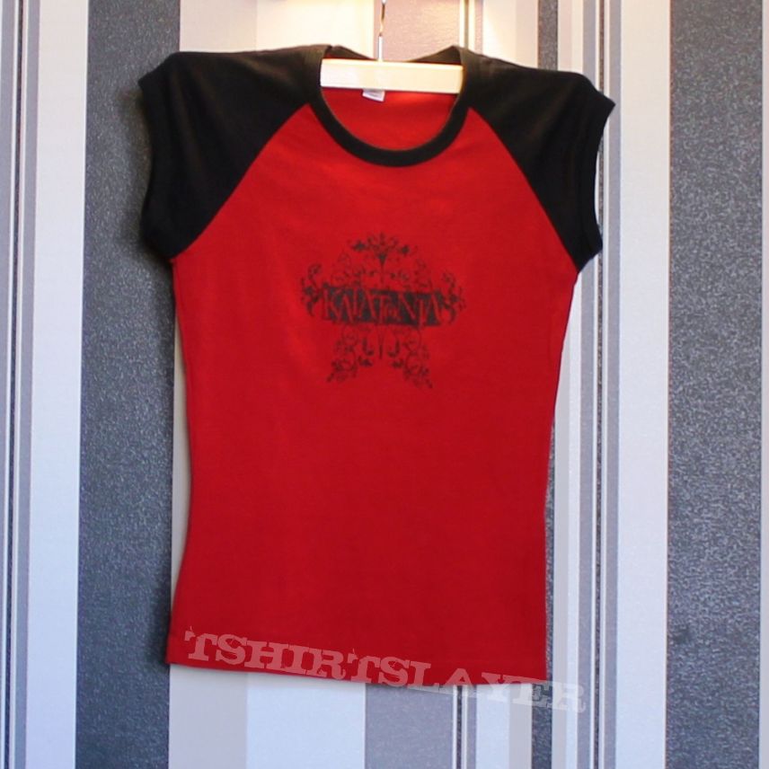 Katatonia Logo Red Ladies T-shirt